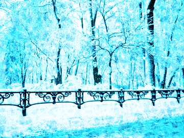 FX №177417 Frozen Snow City Park