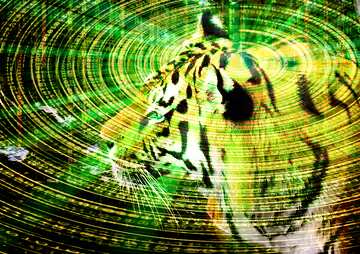 FX №177619  Futuristic Tiger Background