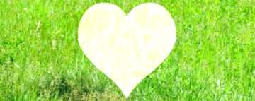 FX №177696 Lawn heart banner