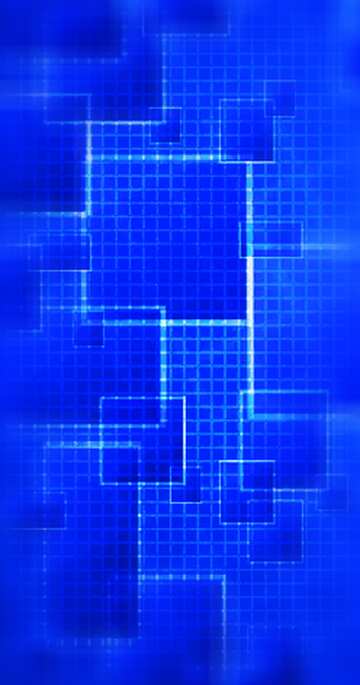 FX №177060 Technology blue background tech abstract squares of the grid cell line ruler texture techno modern...