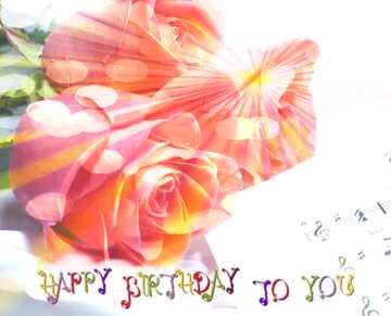 FX №177335 Music birthday card Happy Birthday