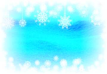FX №177987  Snow Winter Background Card Snowy Frame