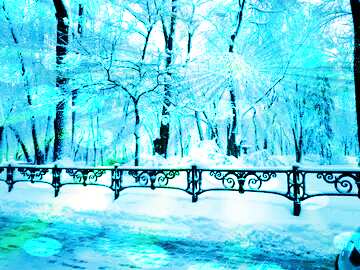 FX №177400 Winter Snow City Park