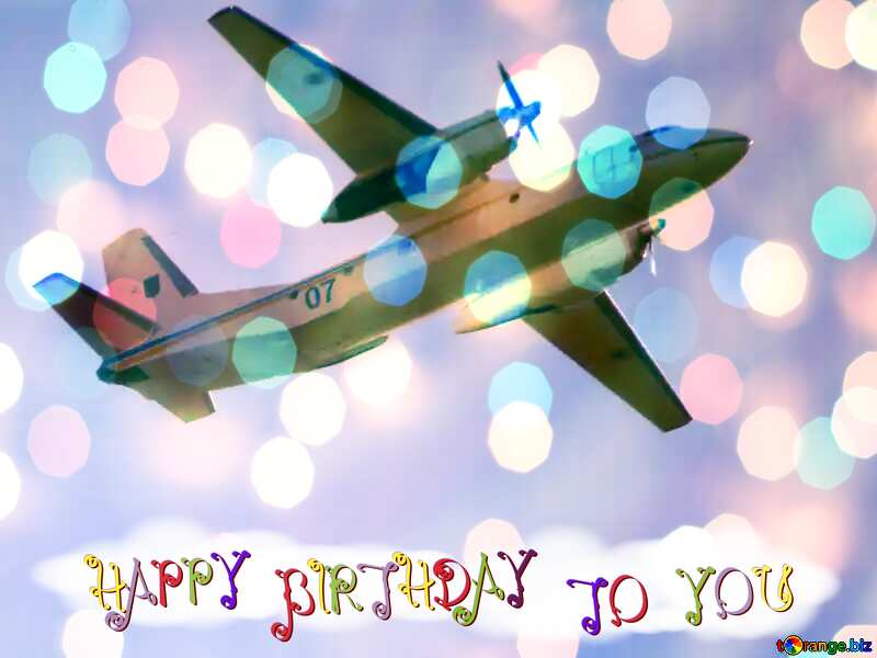  Aviation   Happy Birthday card №34533