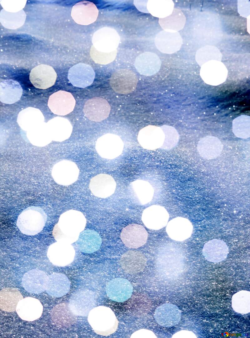  Blue Snow Background №833