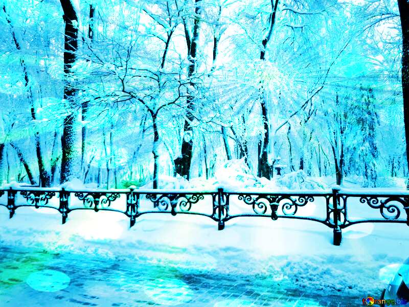Winter Snow City Park №15605