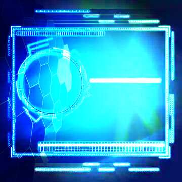 FX №178435  blue game concept screen background