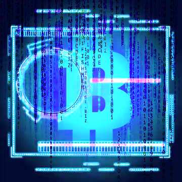 FX №178335  Futuristic Crypts money bitcoin for background