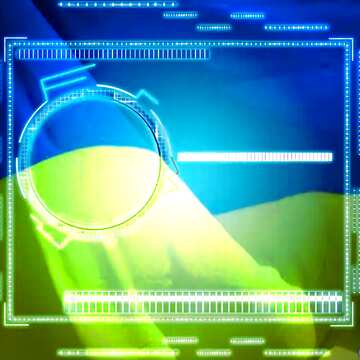 FX №178195  Futuristic Ukraine technology background