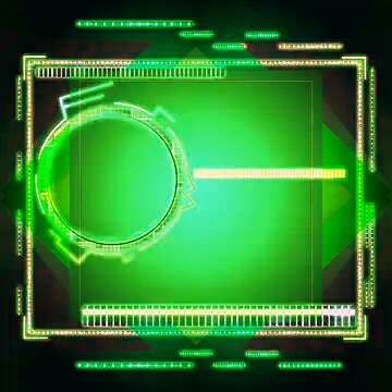 FX №178427 Green  concept technology background