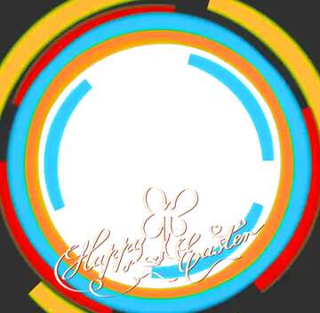FX №178627  Infographics circle frame Happy Easter Background