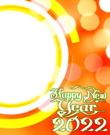 FX №178615 Infographics circle frame New Year Background