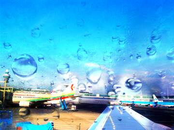 FX №178898 Rain in the airport