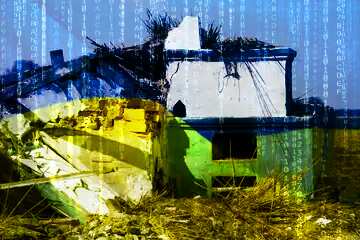 FX №178720  Ruined country house Ukrainian Hackers