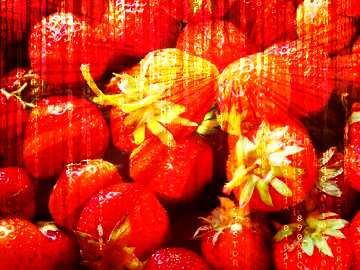 FX №178047 Strawberries Digital Background
