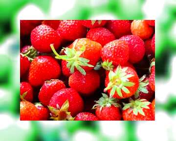 FX №178027 strawberries Frame Food  Cooking Background