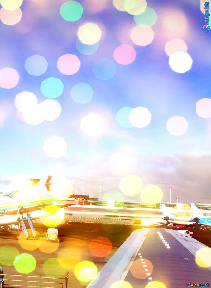 Airport Card Background №362