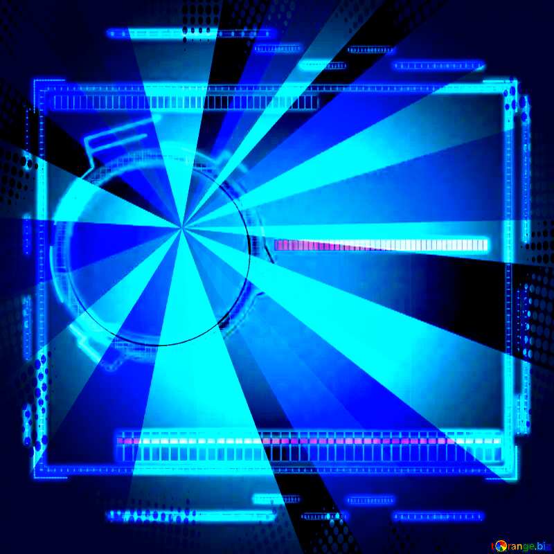  Futuristic rays technology background №49679