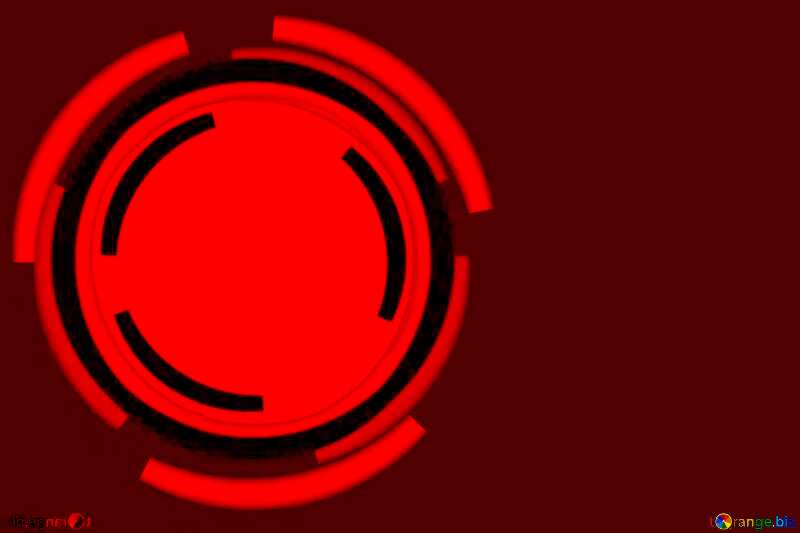  Infographics circle frame Red Card Background №49680