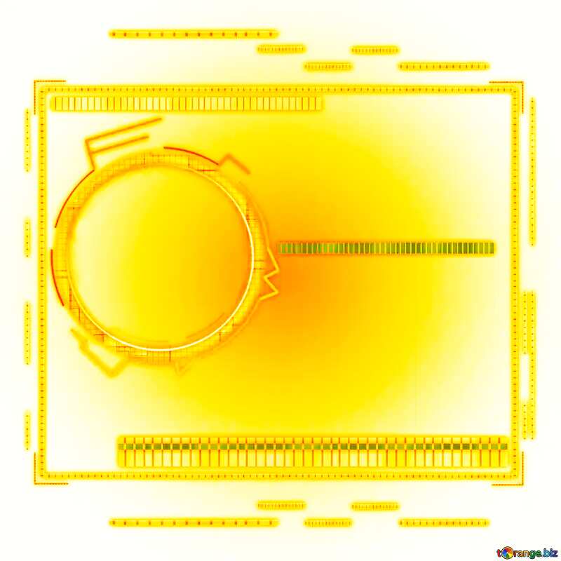 Yellow  futuristic design screen interface background №49679