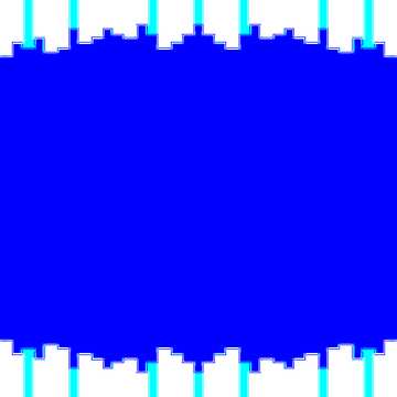 FX №179673 Blue lines frame