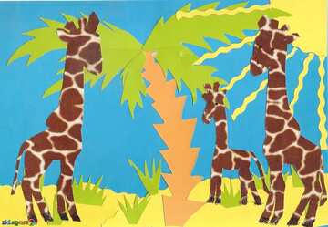 FX №179714 Child`s Applique giraffe