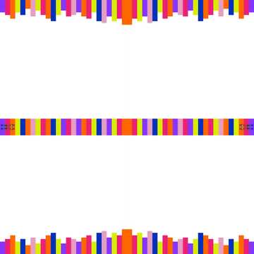 FX №179647 Colorful lines dual frame