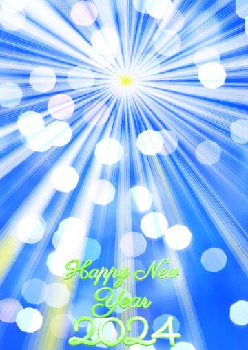FX №179436 Happy New Year 2024 Card Background