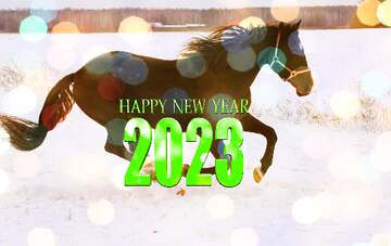 FX №179022 Horse Happy New Year 2023