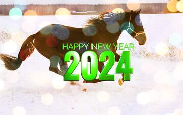 FX №179022 Horse Happy New Year 2024
