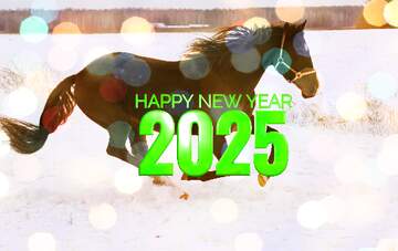 FX №179022 Horse Happy New Year 2025