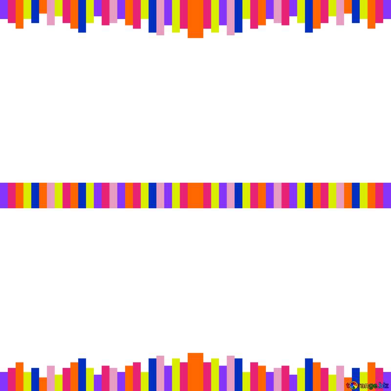 Colorful lines dual frame №49681
