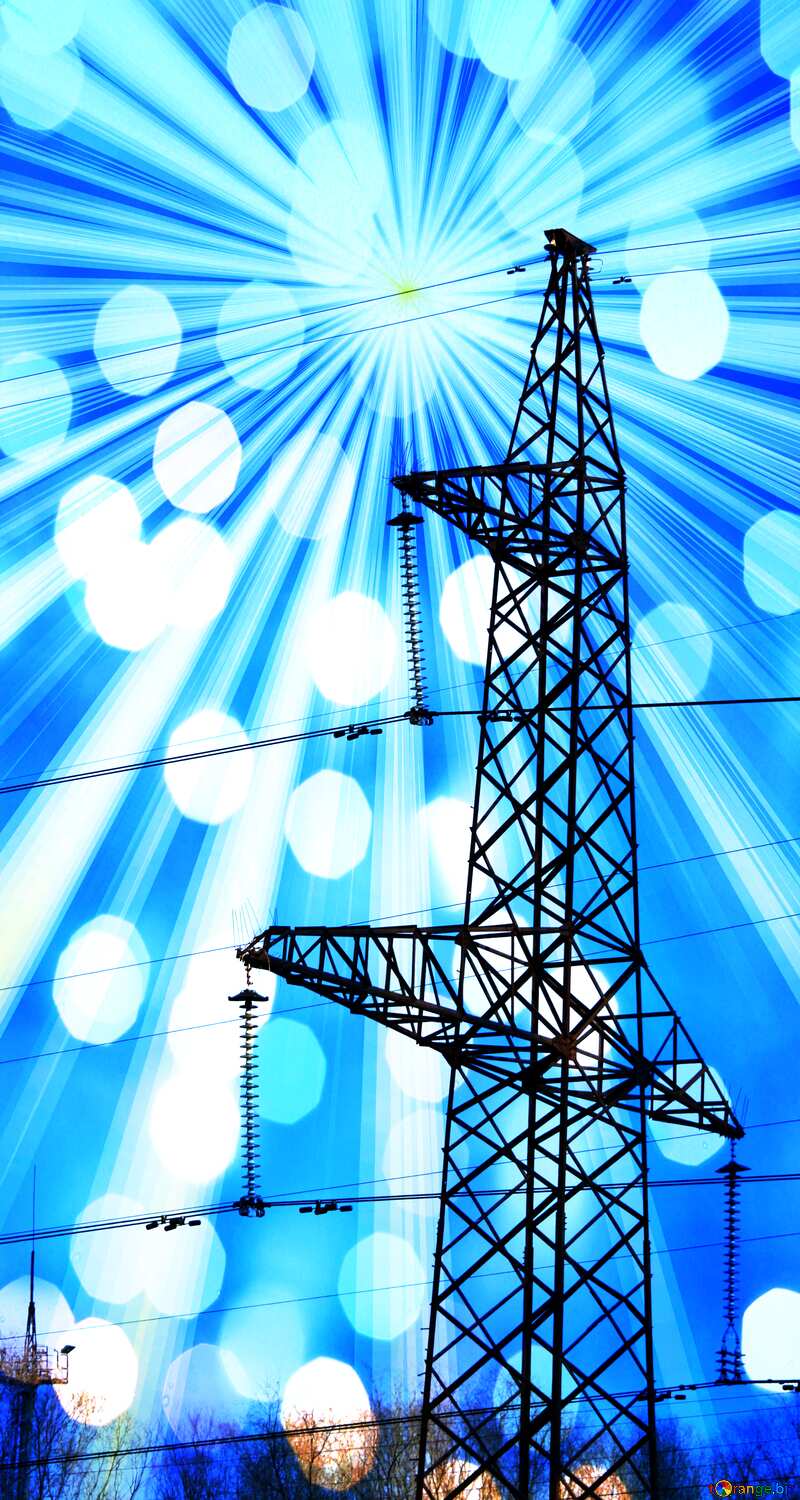 Electricity Power line  Illustration Infographic Background №902