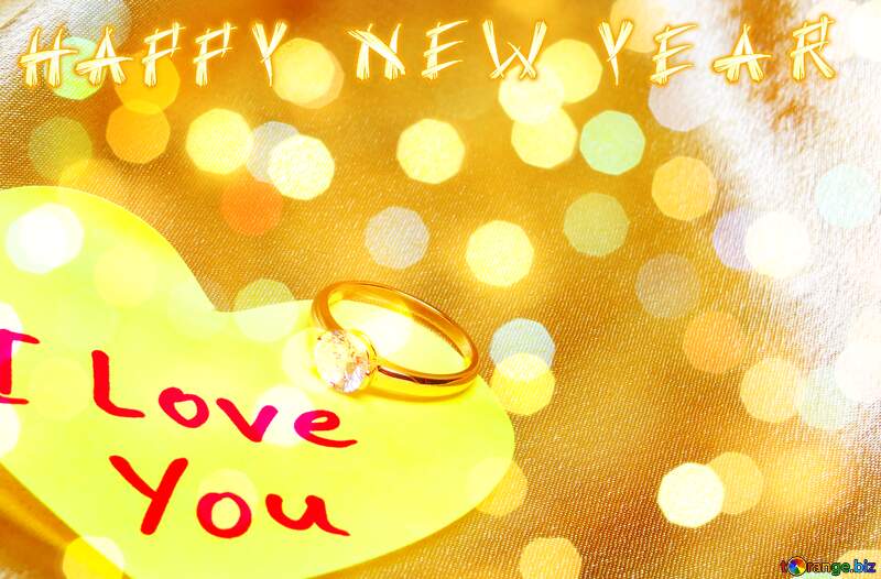 I Love You Happy New Year Card №18214