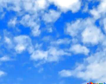 FX №18722 Blue color. Summer sky.