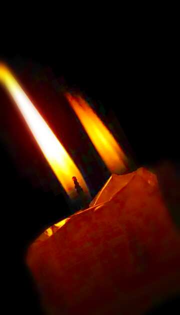 FX №18052 Image for profile picture Candle flame.