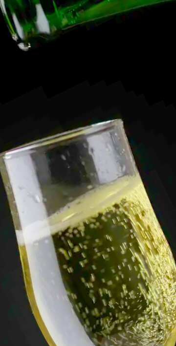 FX №18797 Image for profile picture Champagne bubbles in the glass.