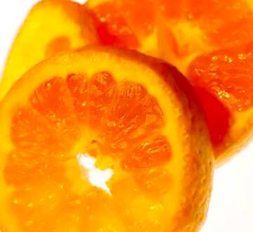 FX №18174 Image for profile picture Sliced ​​tangerine.