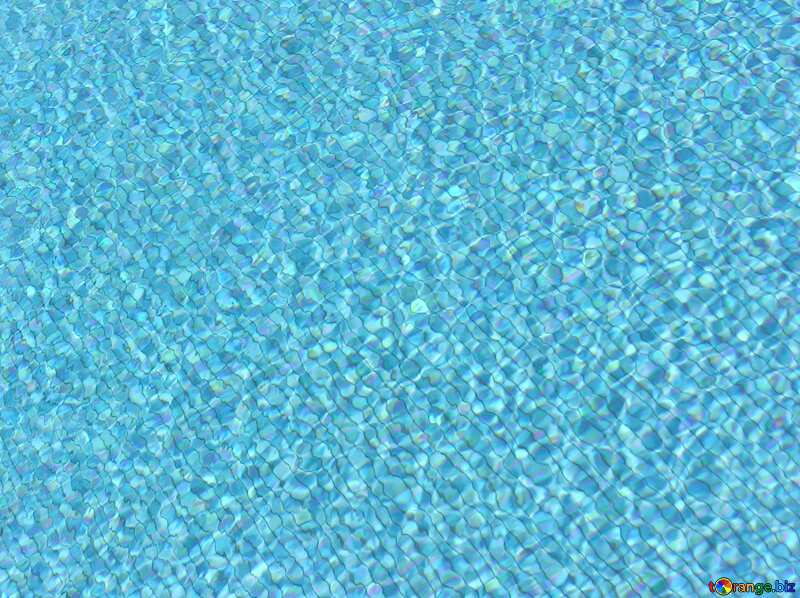 Cyan color. The texture of the pool bottom. №20748