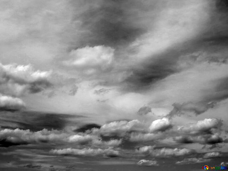 Cloudy sky gray image №24212