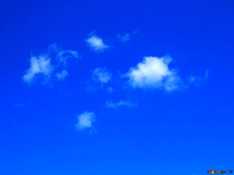 White clouds on blue sky №24738