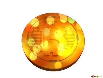 FX №181780 Bitcoin gold bokeh