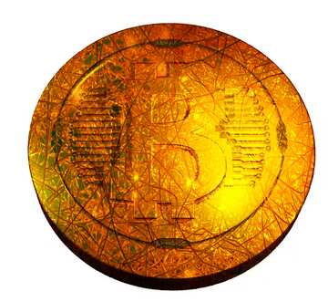 FX №181852 Bitcoin gold coin