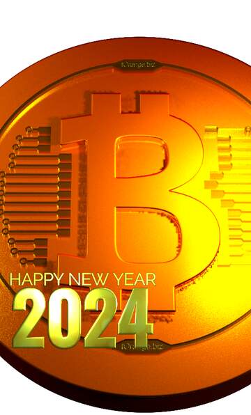 FX №181814 Bitcoin Happy New Year 2024