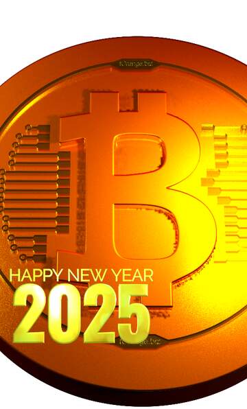 FX №181814 Bitcoin Happy New Year 2025