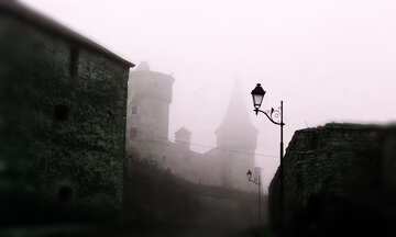 FX №181303  Ancient city  fog