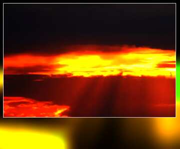 FX №181413  rays of sunset