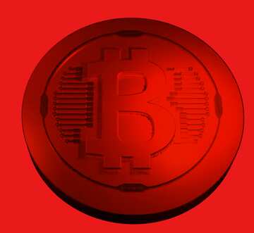 FX №181864 Bitcoin red