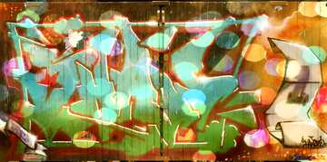 FX №181218  Graffiti light background