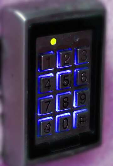 FX №181595 Digital door pass code  lock